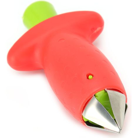 Outil à fraises pour pédoncule, extracteur de noyau, dénoyauteur de fruits, retirer la queue en inox, 1 pièce. (1/5)