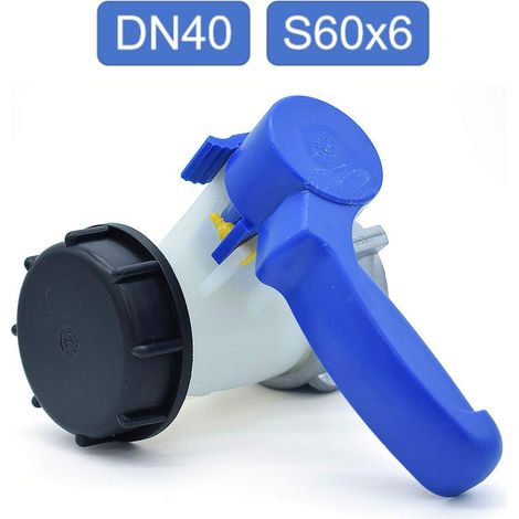 Valvola del serbatoio – Dado S60X6 e uscita S60X6 – Compatibile con Sotralentz – 1 pz