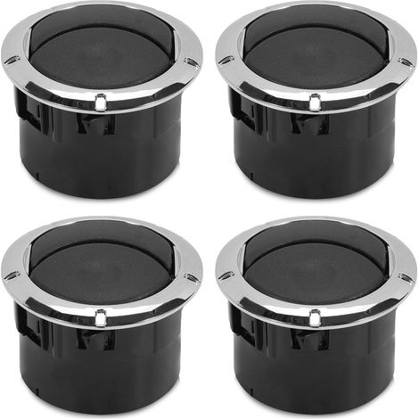 Grille Ventilation (Lot de 4) Compatible avec Duster Sandero Master III 6001547587 687601987R Calandres Ventilation Gauche Droite Centrale 8200212480 8200464605 8200532316 (1/5)