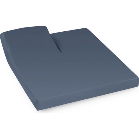 Drap housse relaxation uni coton ALTO - TR Tête relevable uniquement 2x90x190 cm
