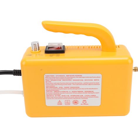 Nettoyeur vapeur haute température 2600W, fer à vapeur portatif multifonction avec 10 accessoires, 250-300KPa, prise UE 220V, désinfection et nettoyage en profondeur (1/5)