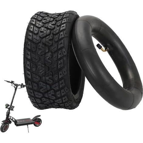 85/65-6.5 Pneus Intérieurs Extérieurs Plus Larges épais pour Kugoo G-Booster/G-Max/G2 Pro Trottinette électrique Pneus de Scooter pour Ninebot Mini PRO (1 Tube Intérieur Courbé+Pneu Extérieur) (1/5)