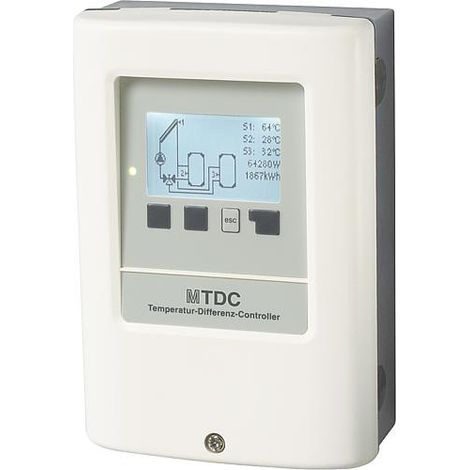 Régulation de T°C différentielle Sorel MTDC V5, sans sondes