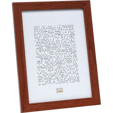 Cadre Photo Bois/MDF Brun Clair Fin 23,2 x 18,2 x 1,33 cm (1/5)