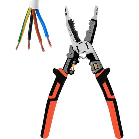 Pince à Dénuder - Dénudeur Sertisseur Coupe - Fil Électrique - Outil de (1/5)
