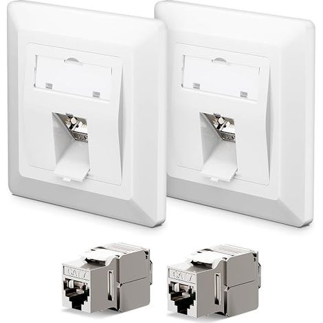 CAT 7 port + RJ45 Keystone CAT 7 sockets (1/5)