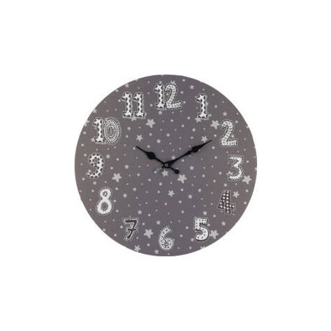 Wanduhr für Kinderzimmer, Ø 33 cm