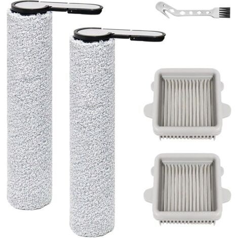 Accessoires de rouleau de brosse pour Roborock F25. F25 ACE. F25 RT. F25 LT. F25 ALT F25 GT. F25 XT. F25 ACE Combo. F25 Combo pièces. 2 rouleaux de brosse + 2 filtres HEPA (1/5)