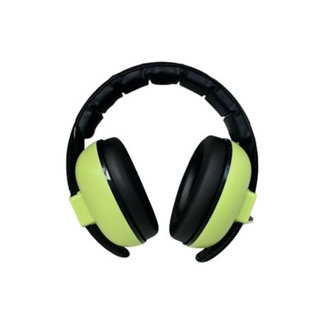 Bouchons d'oreilles antibruit pour enfants, verts.
