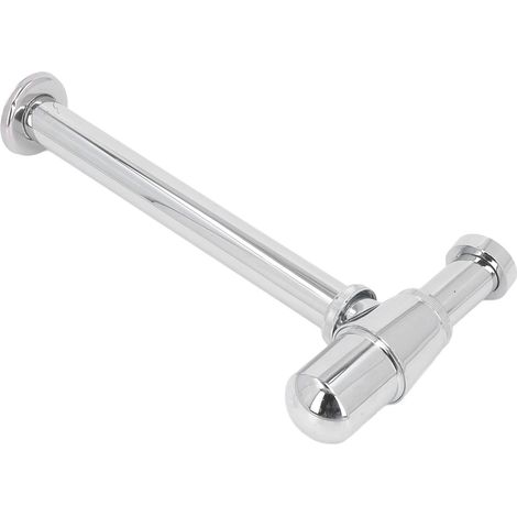 Kit de siphon d'évier réglable en hauteur, type embase, tube de vidange pour salle de bain et cuisine, siphon en P G1-1/4 pouce (1/5)