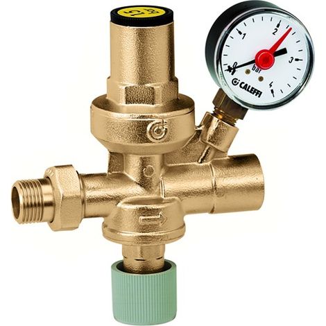 GRUPPO DI RIEMPIMENTO AUTOMATICO CON RUBINETTO - FILTRO - VALVOLA DI NON RITORNO E MANOMETRO 1/2 CALEFFI SPA