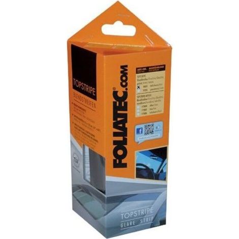 Bande pare-soleil autocollant(e) Foliatec 1025 15 x 152 cm noir A984121 (1/4)