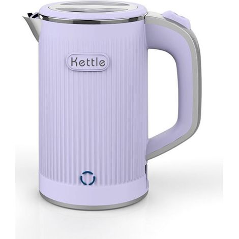 Bouilloire compacte 600W – Violet clair – Prise EU 220V – Pour thé, café (1/5)