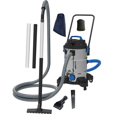 AquaForte Pond Vacuum Pro 1200 Watt, Dotato di pompa sommersa, Profondità 2,5 metri Volume del serbatoio 35 litri, Lunghezza cavo 4 metri, Sacchetto pre-filtro sigillabile, Accessori inclusi (1/5)