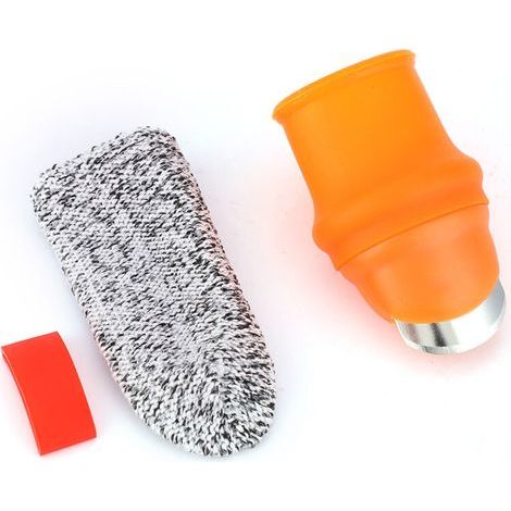 Outil de cueillette de doigts de séparateur de coupe-pouce pour la récolte de fruits et légumes de jardin(Male-short With class 5 cut resistant fingertall )-Crezuo (1/4)