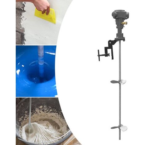 50 Gal 200L Tank Pneumatic Barrel Mixer Agitator Mixing Machine Stainless Steel