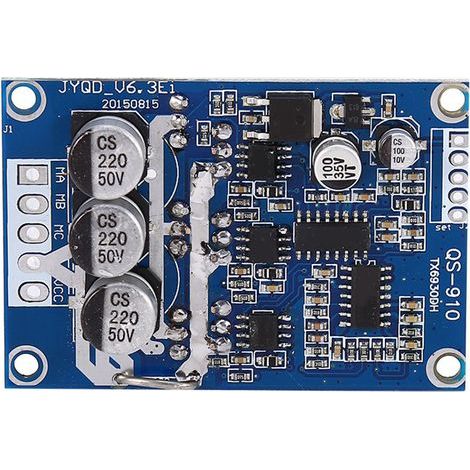 Contrôleur Moteur Brushless DC 500W 12-36V 20A sans Capteur Hall