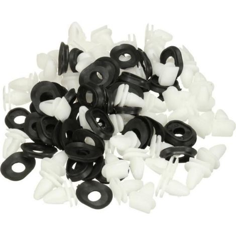 NEUFU 50x Agrafe Garniture Fixation Clip Panneau Joint Porte Pour Fiat Ducato 71728806 (1/4)