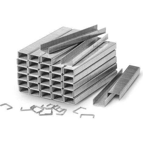 Dégrafeuse Cloueuses Manuel clous,Agrafes en fil fin, Type D - Largeur 11,2 mm Epaisseur 0,6 mm Longueur 8 mm, 8000 pièces (1/5)