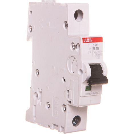 Interruptor automático 1P B 40A 6kA CA S201-B40 2CDS251001R0405