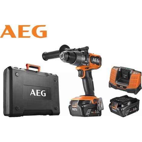 TRAPANO A PERCUSSIONE BRUSHLESS 18V 2 BATTERIE+CARICATORE BSB18C3BL-502C AEG
