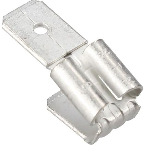 COSSE FEMELLE MALE X2 6,3X0,8 1F / 2M 6,3MM X 0.8 POUR OUTILLAGES SEM BOUTIQUE - 0558928 (1/3)