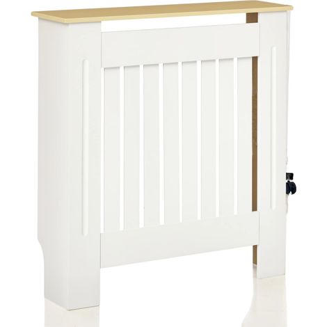 Cache-radiateur, Design moderne, Assemblage facile, BLANC (1/5)