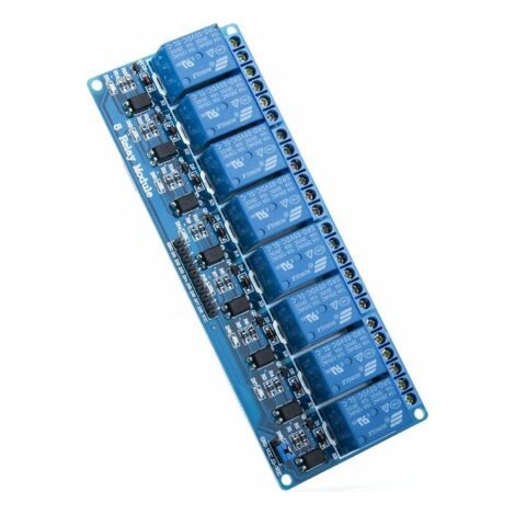 Module Relais 5V DC 8 Canaux avec Optocoupleur 8-Channel Relay Module pour Mega 1280 DSP Arm PIC AVR STM32 Raspberry Pi