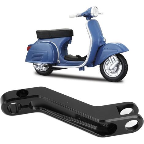 Prolunga bilanciere freno posteriore in alluminio nero per Vespa 150 (1/3)