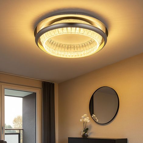 Schicke 40W LED Decken Leuchte Lampe Esszimmer Chrom Glas EEk Globo 15681D