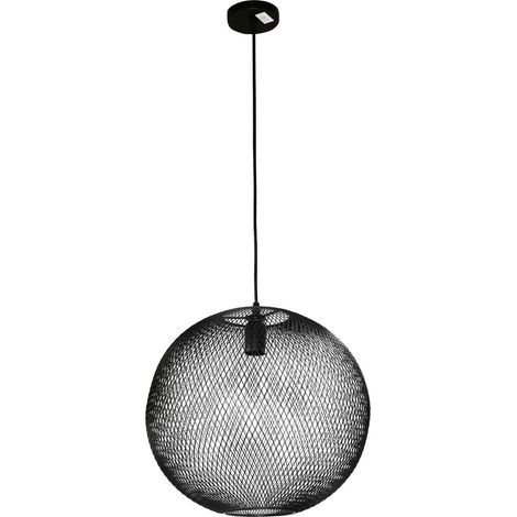 Suspension ronde en métal design industriel MODERN SPIRIT (1/2)