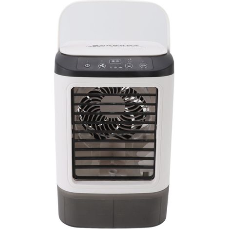 Mini climatiseur brumisateur humidificateur rafraîchisseur d'air, 12 W, réservoir d'eau 900 ml, alimentation USB, pour la maison, le bureau. (1/5)
