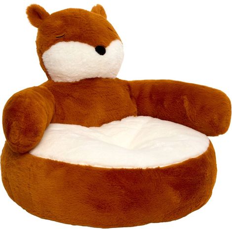 Fauteuil enfant Zafa renard H.45cm orange - Atmosphera créateur d'intérieur (1/4)