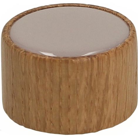 Pomo GD17, roble, gris-marrón (1/4)