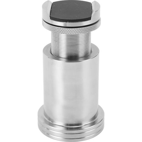 Support de câble d'enceinte HiFi, hauteur réglable de 70 à 115 mm, amortisseur de chocs, alliage d'aluminium, stabilisateur de câble HiFi argenté (1/5)