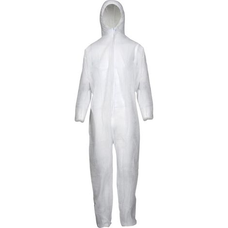 Combinazione protettiva. Pp. 50 g/m2. bianco. Taglia XL.