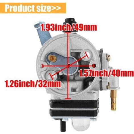 NALOOKAMIC  Carburateur compatible avec Shindaiwa C270 PB270 T270 A021002360 70170-81020 7017081020 Carb (1/4)