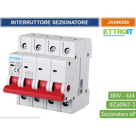 ETTROIT INTERRUTTORE DI ISOLAMENTO SEZIONATORE 4P 63A 380V (1/3)