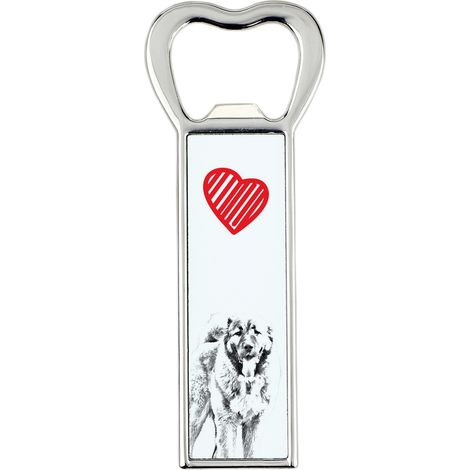 Pastore del Caucaso - un apribottiglie con un cane, un apri-frigo personalizzato, un regalo unico per uomo di Art-Dog (1/5)