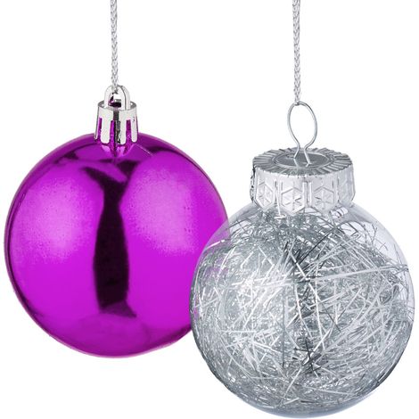 Set di 101 palline di Natale decorative glitterate per albero atmosfera festiva 4 x 3 cm in plastica dorata 130015826