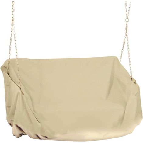 Housse fauteuil suspendu extérieur imperméable coupe-vent 142x63x81cm pour protection jardin et terrasse (1/5)