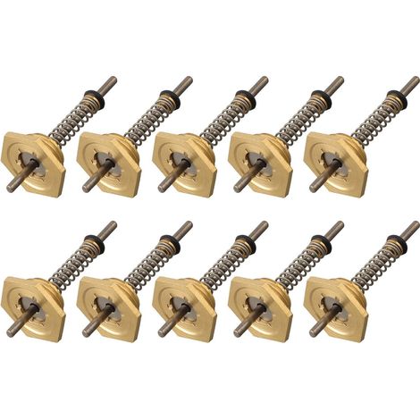 Lot de 10 chaudières à gaz en cuivre compatibles avec eau avec valve à gaz domestique et chauffe-eau sans réservoir pour chauffe-eau de 12 mm à 41 mm 10 mm (12 mm) (1/5)