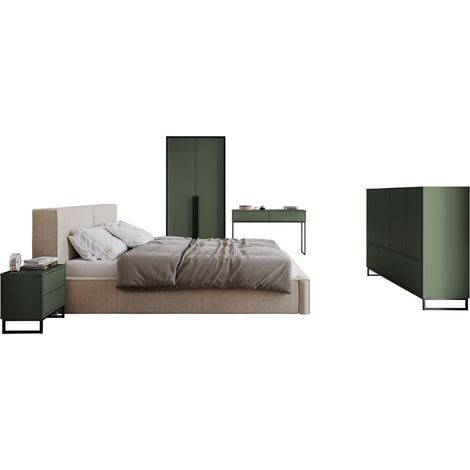 Conjunto de dormitorio Calcalo 110, Verde