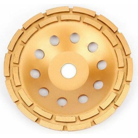 Mola diamantata 230 x 22,2 mm - Mola a tazza diamantata per calcestruzzo, granito, pietra, marmo, pietra, muratura, mattoni, calcestruzzo grezzo e lucidato (1/3)