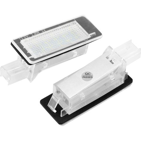 2x Plafonniers LED pour Plaque d'Immatriculation Auto, Compatibles Dacia Duster 2010-2015, Éclairage Sans Erreur (1/5)