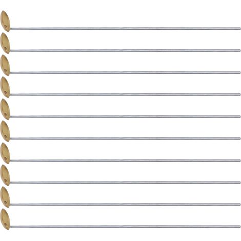 Lot de 10 cuillères à combustion en laiton pour labo, accessoires d'expérience résistant à haute température (1/5)