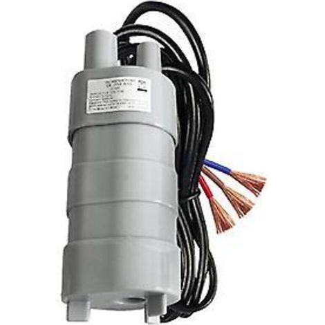Pompe à eau submersible 12 V CC, débit 600 l/h, longueur 5 m, en plastique technique à haut débit (1/5)