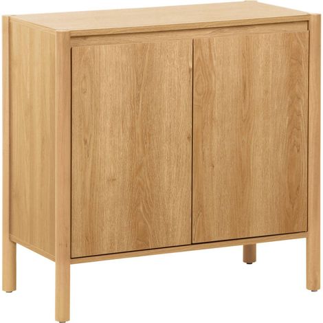 sweeek - Sideboard Holzdekor 2 Türen 80 cm