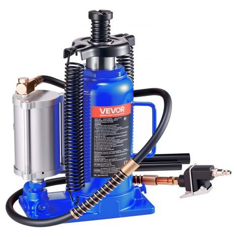 Cric Bouteille Hydraulique Pneumatique Capacité 20 T (1/5)