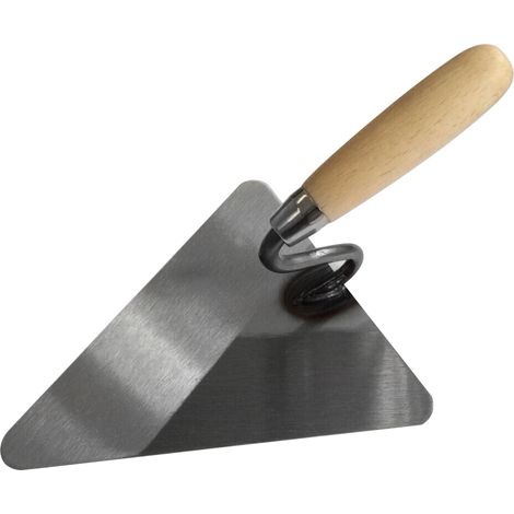 TECTOOL Truelle de maçon Berlinoise - acier - col en S - bois - 220 mm